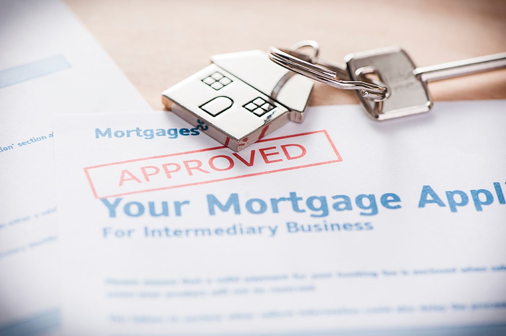 Mortgage loan application steps.