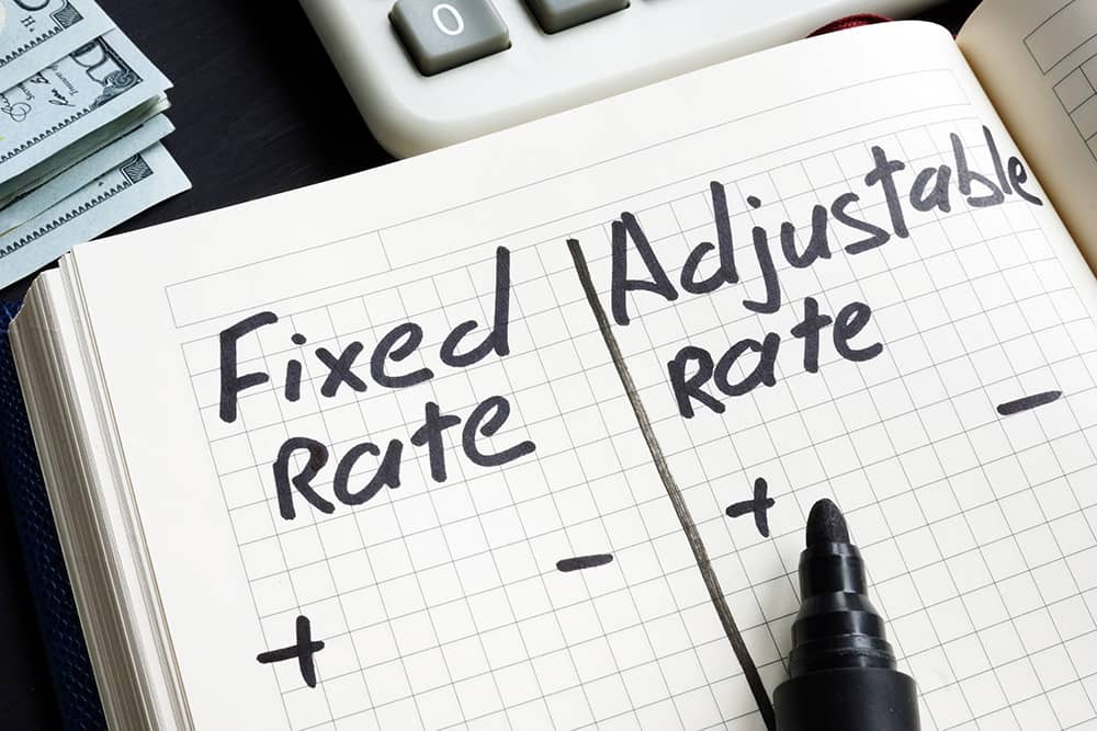 The pros and cons of fixed vs. variable rates.
